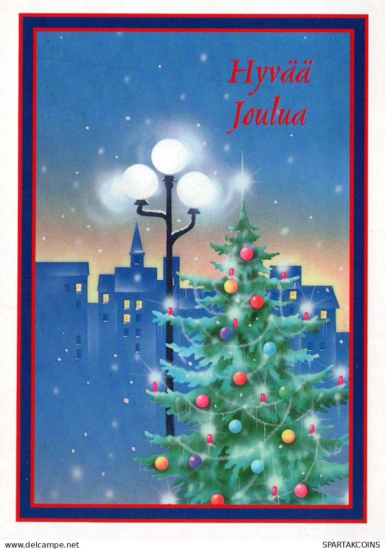 Bonne Année Noël Vintage Carte Postale CPSM #PAW421.A - Nouvel An