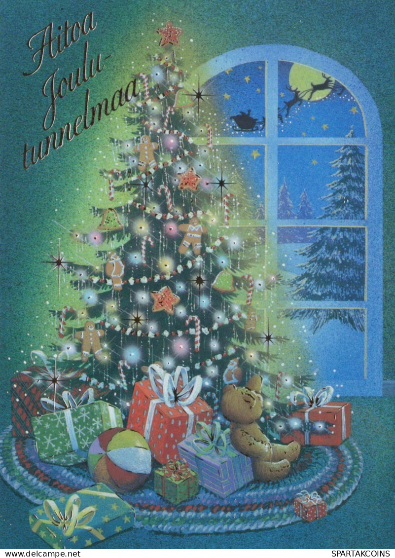 Buon Anno Natale Vintage Cartolina CPSM #PAV244.A - Nouvel An