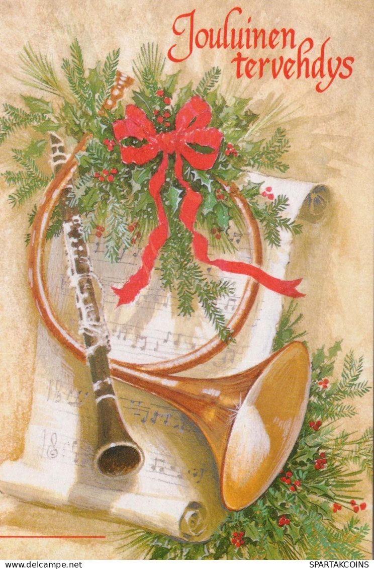 Bonne Année Noël Vintage Carte Postale CPSM #PAV130.A - Nouvel An