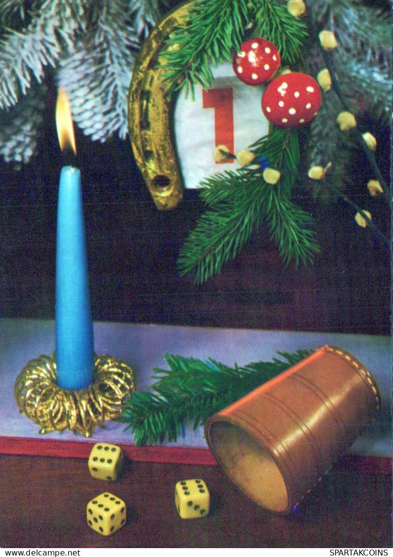 Neujahr Weihnachten Vintage Ansichtskarte Postkarte CPSM #PAT914.A - Nouvel An