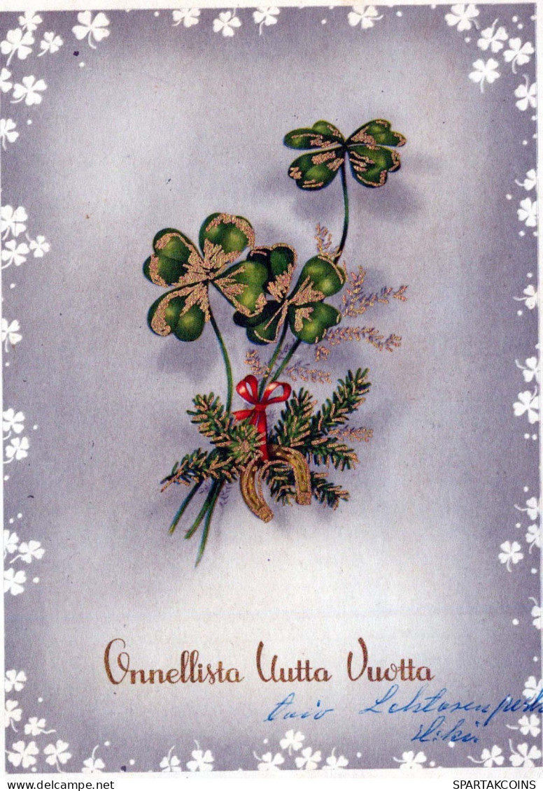 Buon Anno Natale Vintage Cartolina CPSM #PAT857.A - Nouvel An