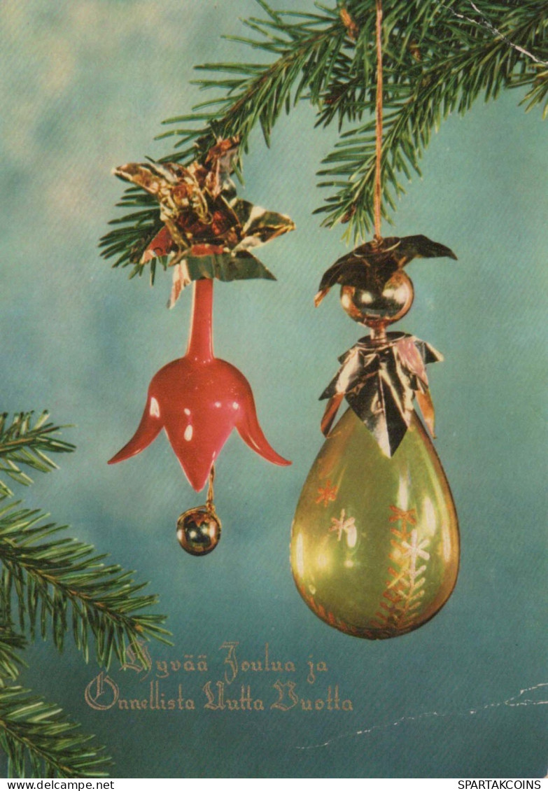Bonne Année Noël Vintage Carte Postale CPSM #PAT383.A - Neujahr