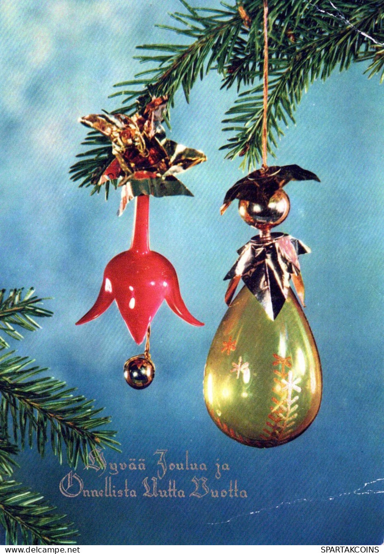 Bonne Année Noël Vintage Carte Postale CPSM #PAT383.A - Neujahr