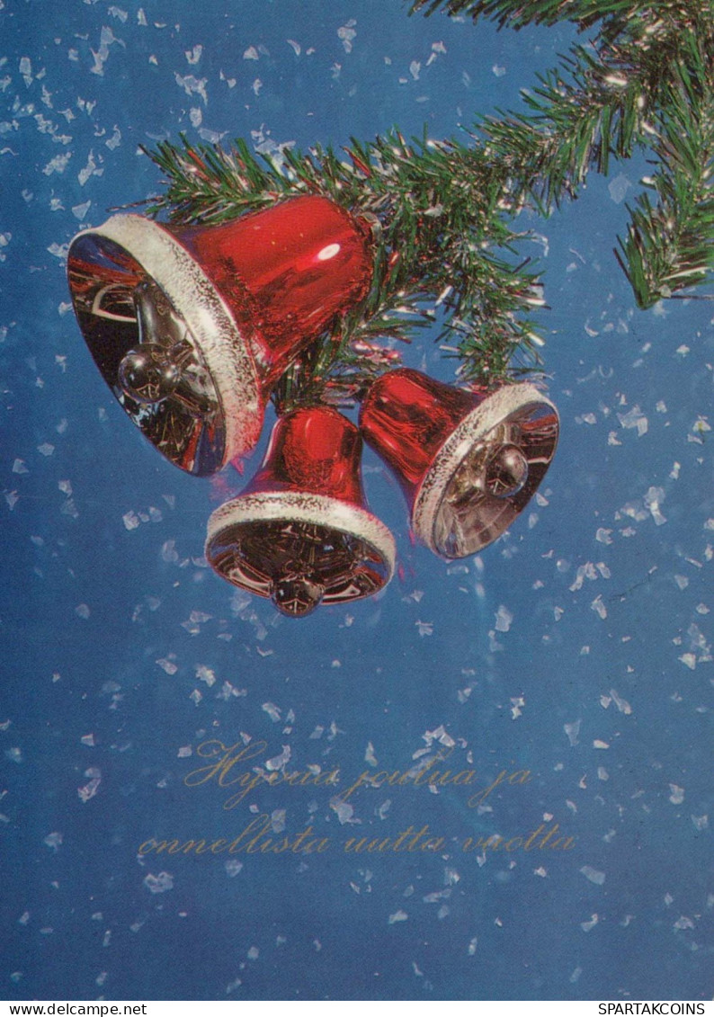 Buon Anno Natale BELL Vintage Cartolina CPSM #PAT422.A - Neujahr