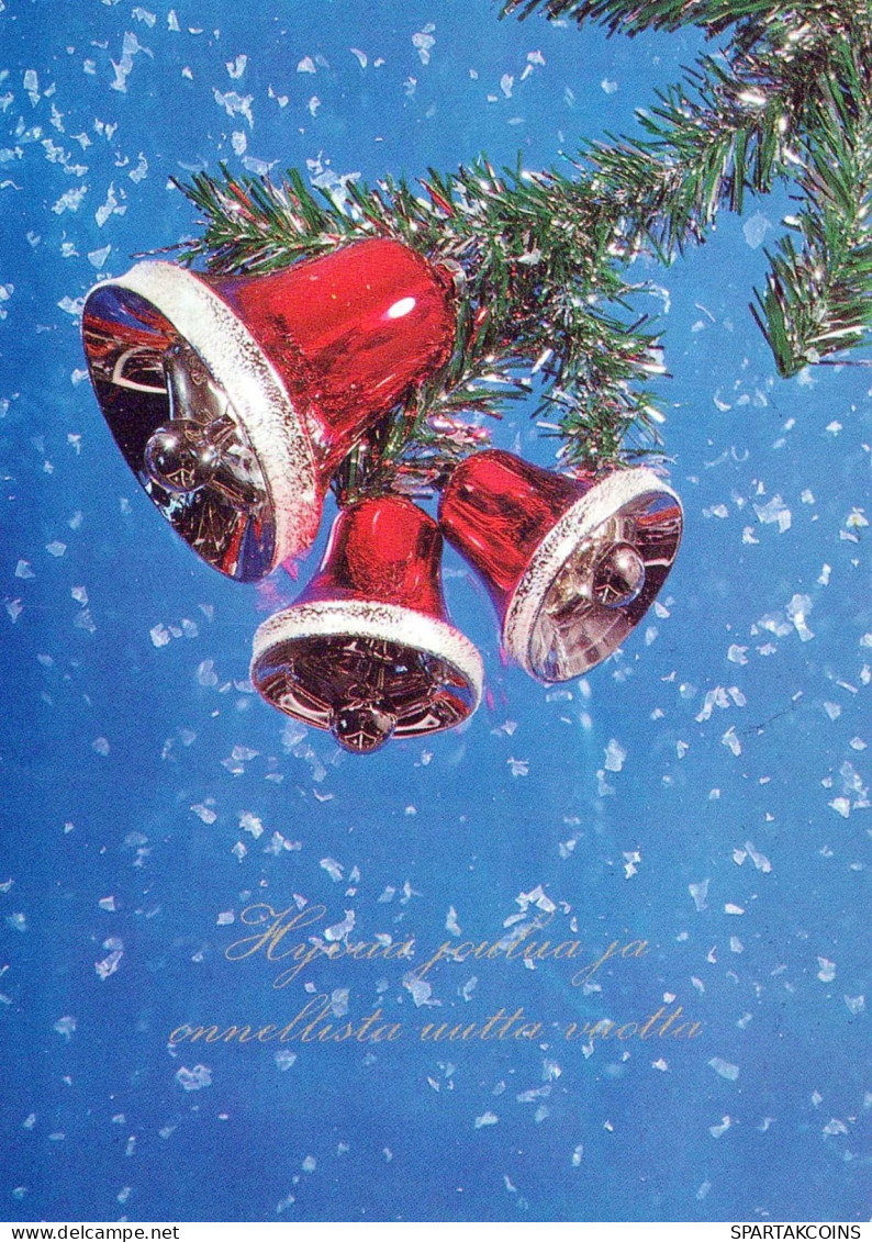 Buon Anno Natale BELL Vintage Cartolina CPSM #PAT422.A - Neujahr
