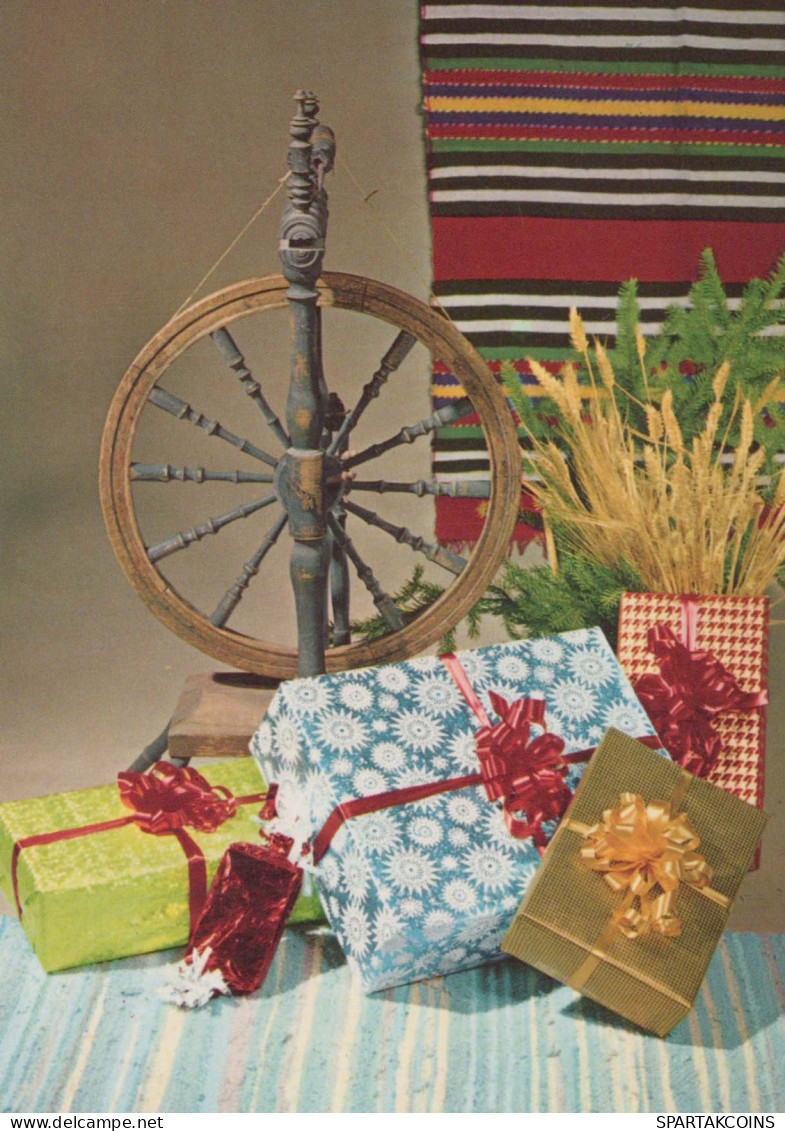 Bonne Année Noël Vintage Carte Postale CPSM #PAT353.A - Neujahr