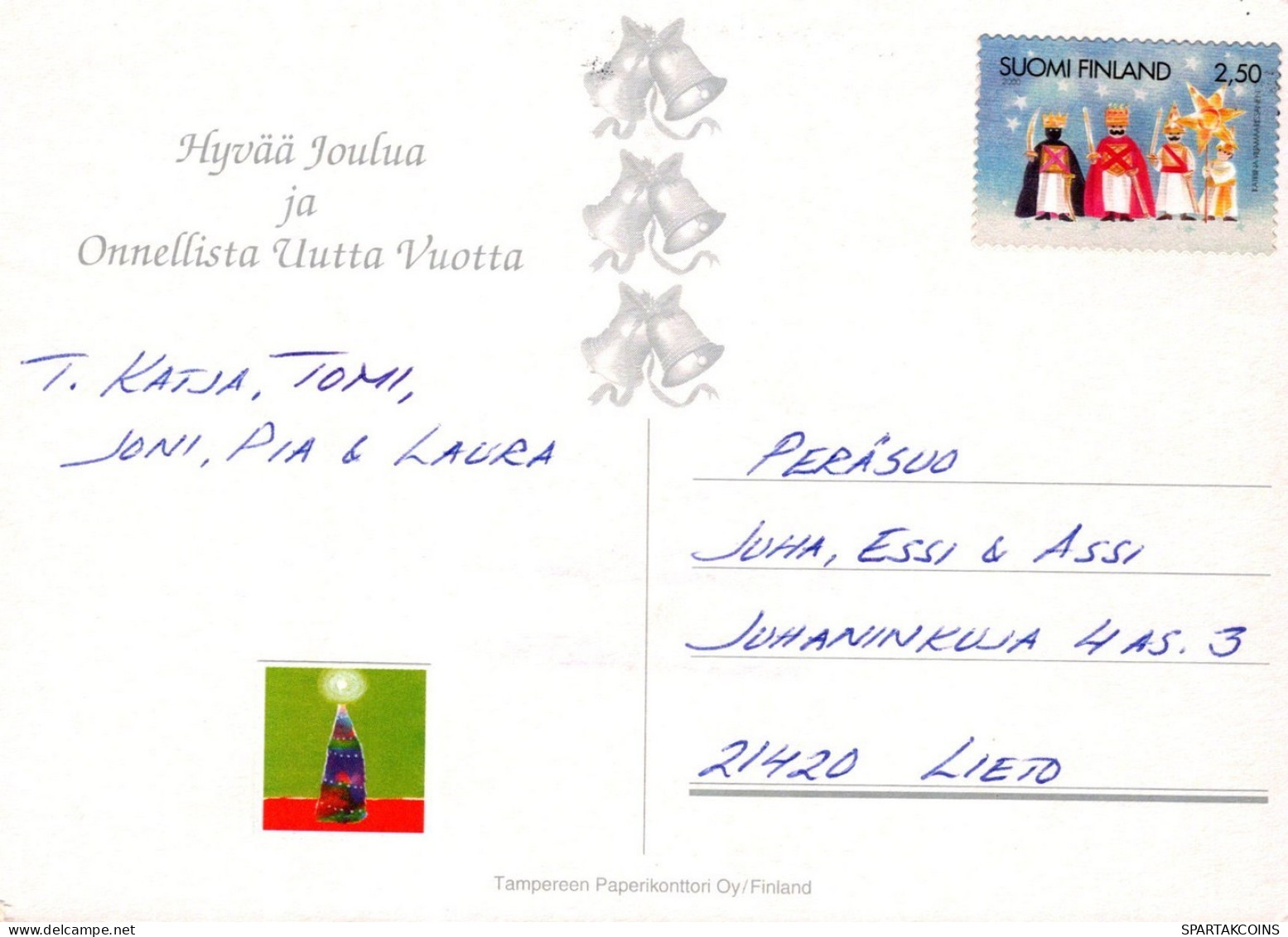 BABBO NATALE Natale Vintage Cartolina CPSM #PAJ758.A - Santa Claus