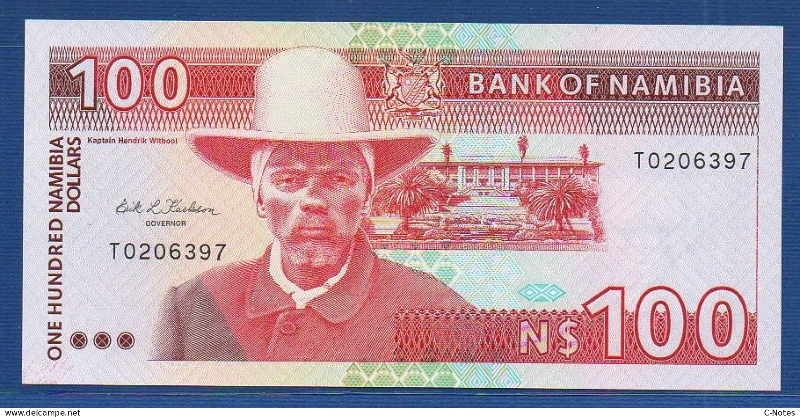 NAMIBIA - P. 3a – 100 Namibia Dollars ND (1993) UNC, S/n T0206397 - Namibie