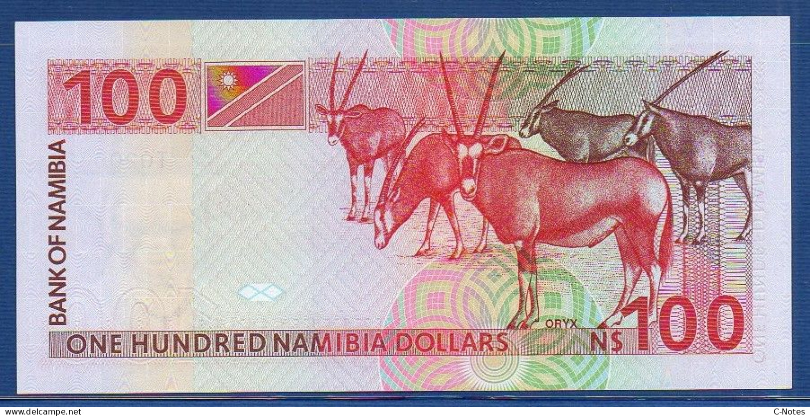 NAMIBIA - P. 3a – 100 Namibia Dollars ND (1993) UNC, S/n T0206397 - Namibia