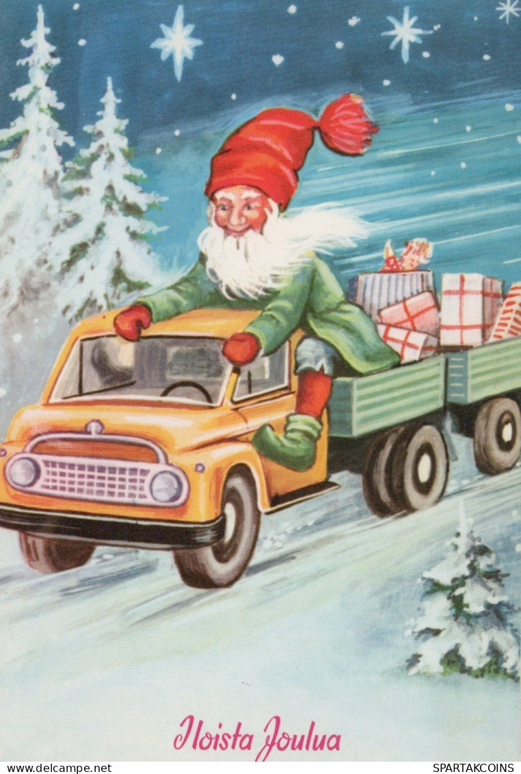 SANTA CLAUS CHRISTMAS Holidays Vintage Postcard CPSMPF #PAJ453.A - Santa Claus