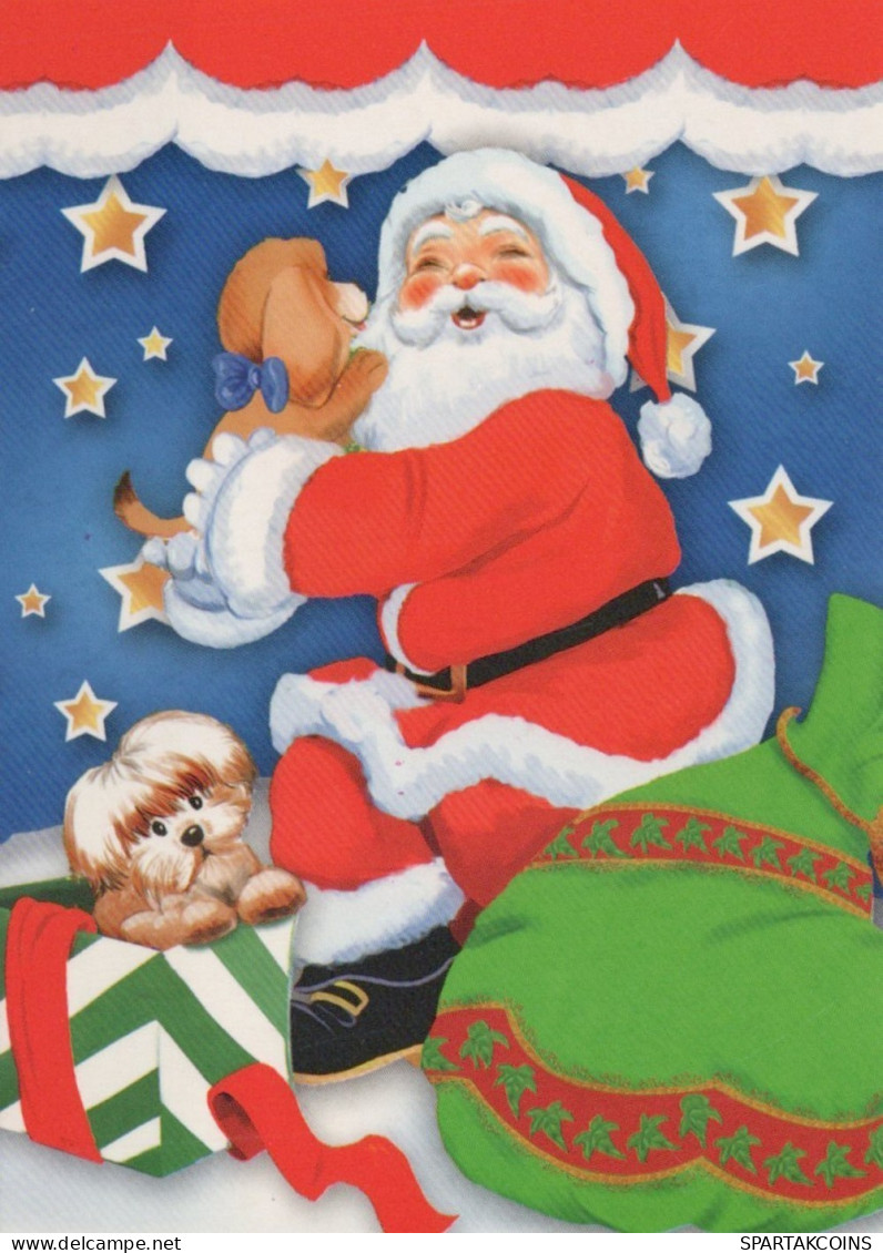 SANTA CLAUS CHRISTMAS Holidays Vintage Postcard CPSMPF #PAJ396.A - Santa Claus