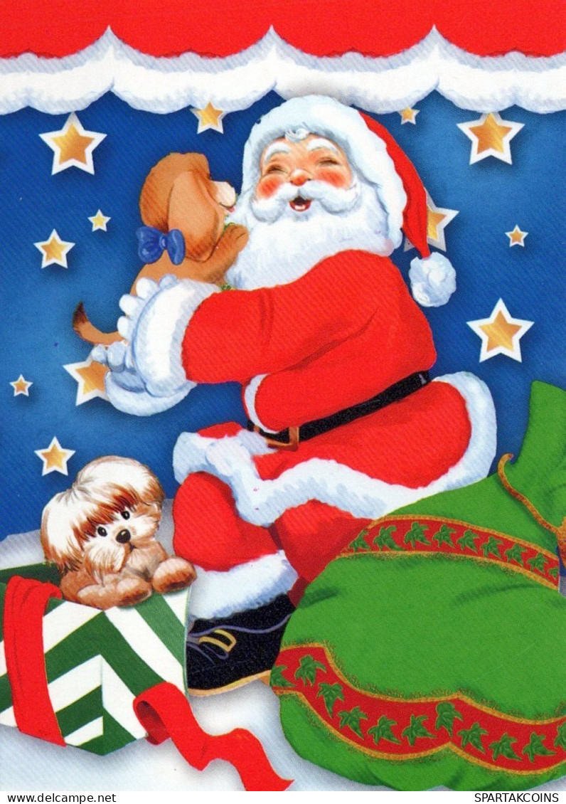 SANTA CLAUS CHRISTMAS Holidays Vintage Postcard CPSMPF #PAJ396.A - Santa Claus