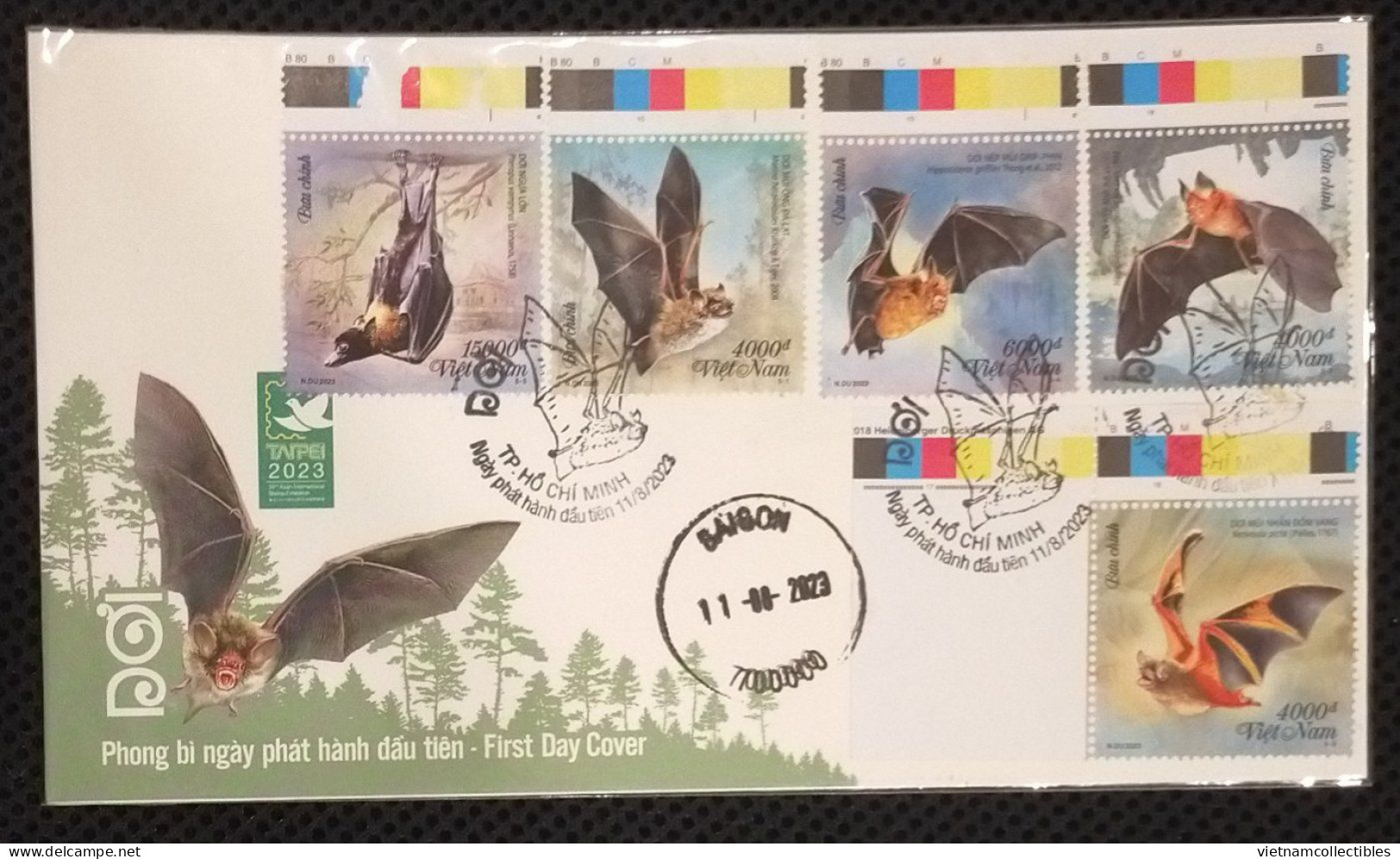 FDC Viet Nam Vietnam Cover With Cancellations Of Ho Chi Minh Ciy 2023 : BAT - Vietnam