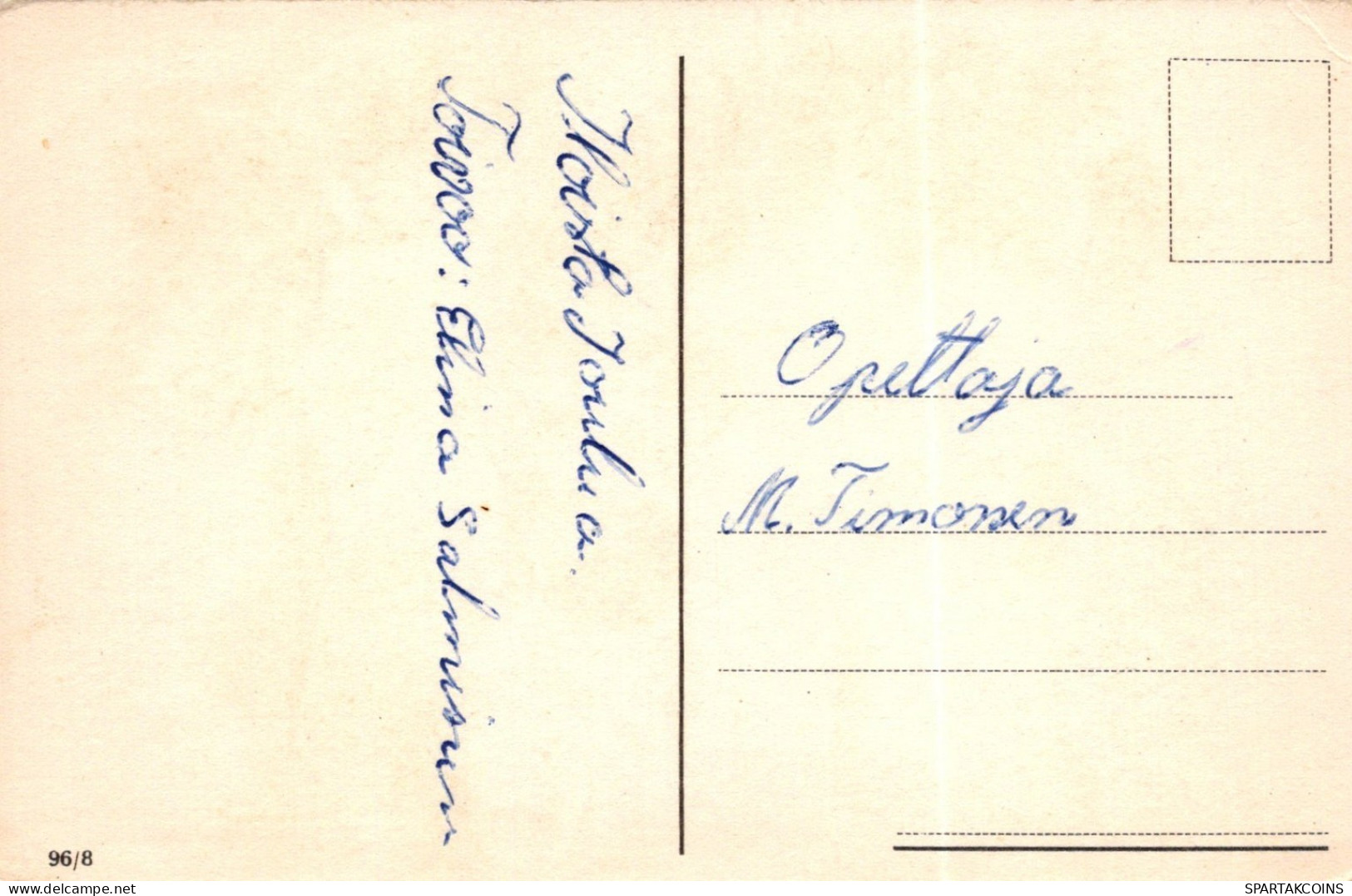 ÁNGEL NAVIDAD Vintage Tarjeta Postal CPSMPF #PAG838.A - Engelen