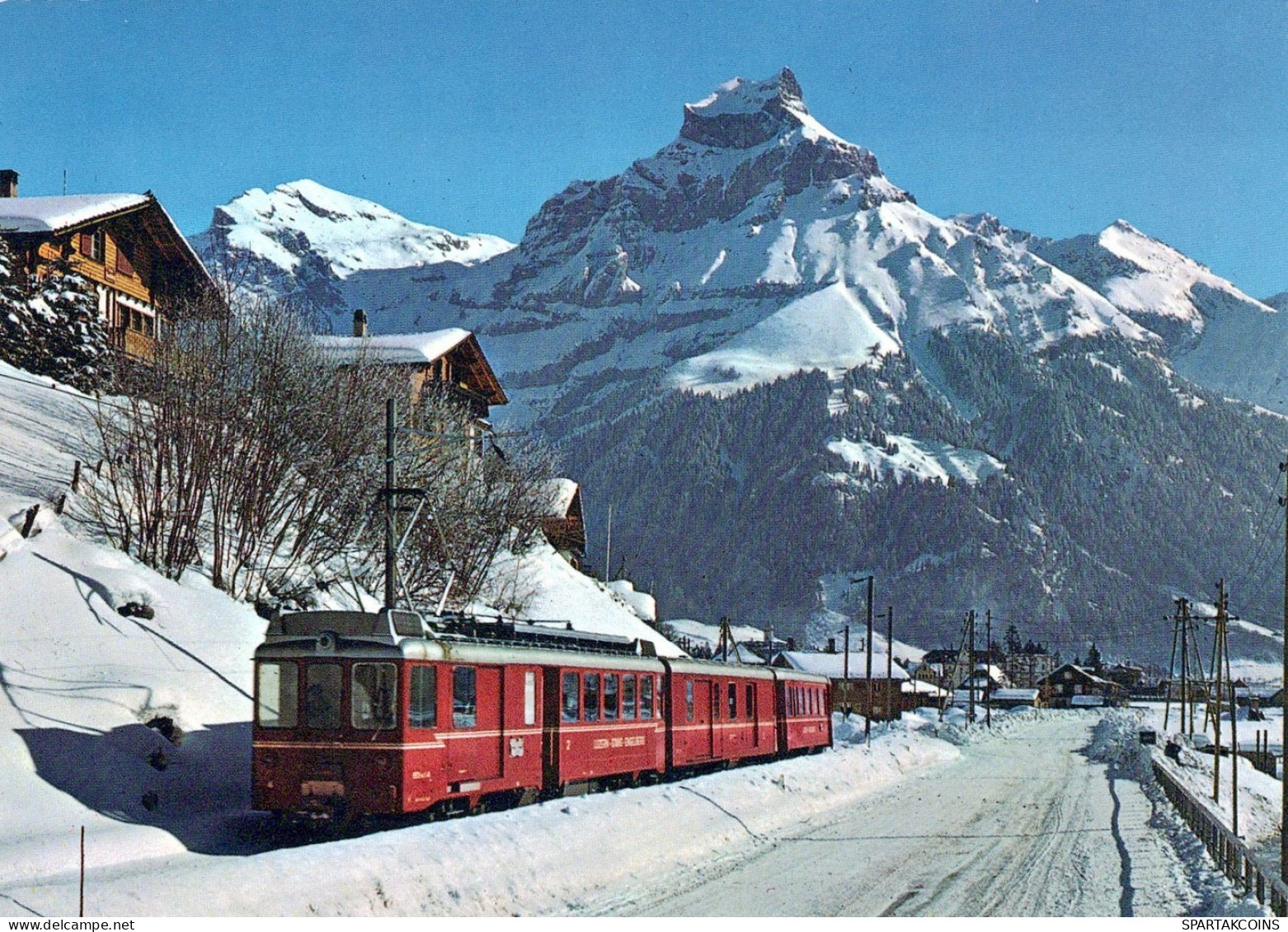 ZUG Schienenverkehr Eisenbahnen Vintage Ansichtskarte Postkarte CPSM #PAA932.A - Treni
