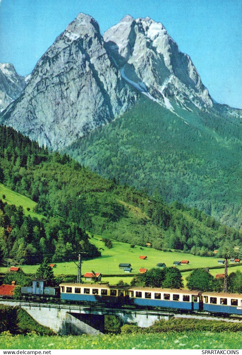 TREN TRANSPORTE Ferroviario Vintage Tarjeta Postal CPSM #PAA653.A - Treinen