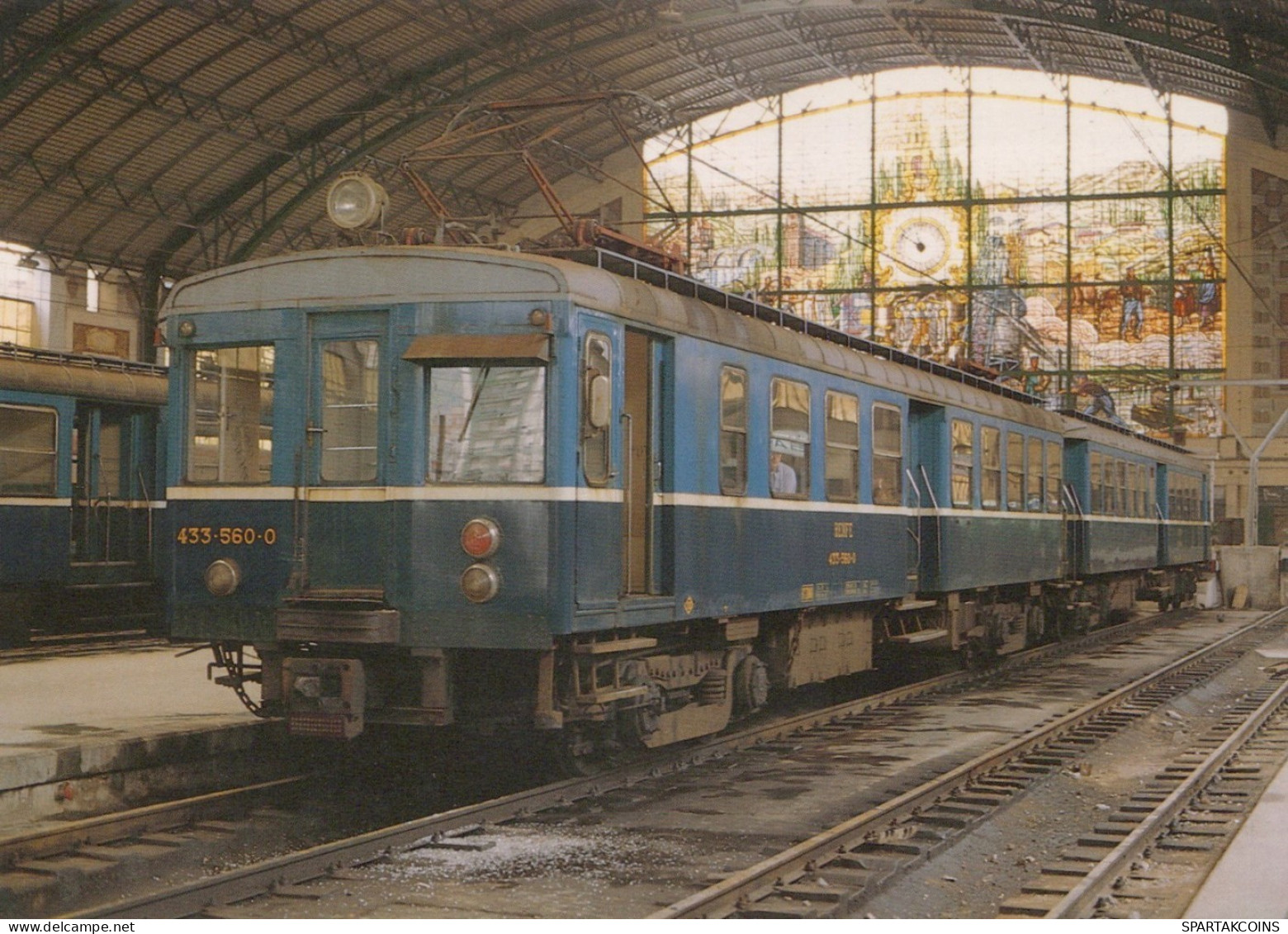 TREN TRANSPORTE Ferroviario Vintage Tarjeta Postal CPSM #PAA695.A - Treinen
