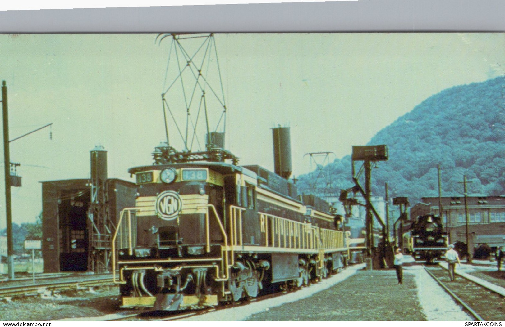 TREN TRANSPORTE Ferroviario Vintage Tarjeta Postal CPSMF #PAA628.A - Treinen