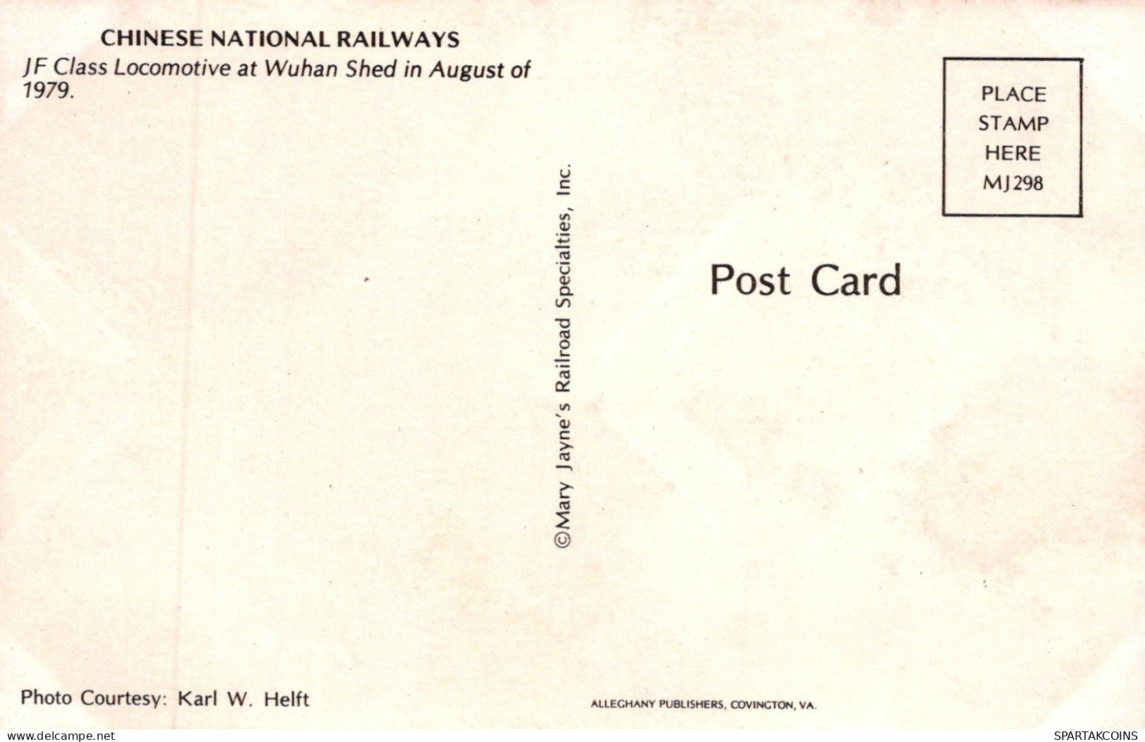 Transport FERROVIAIRE Vintage Carte Postale CPSMF #PAA525.A - Treinen