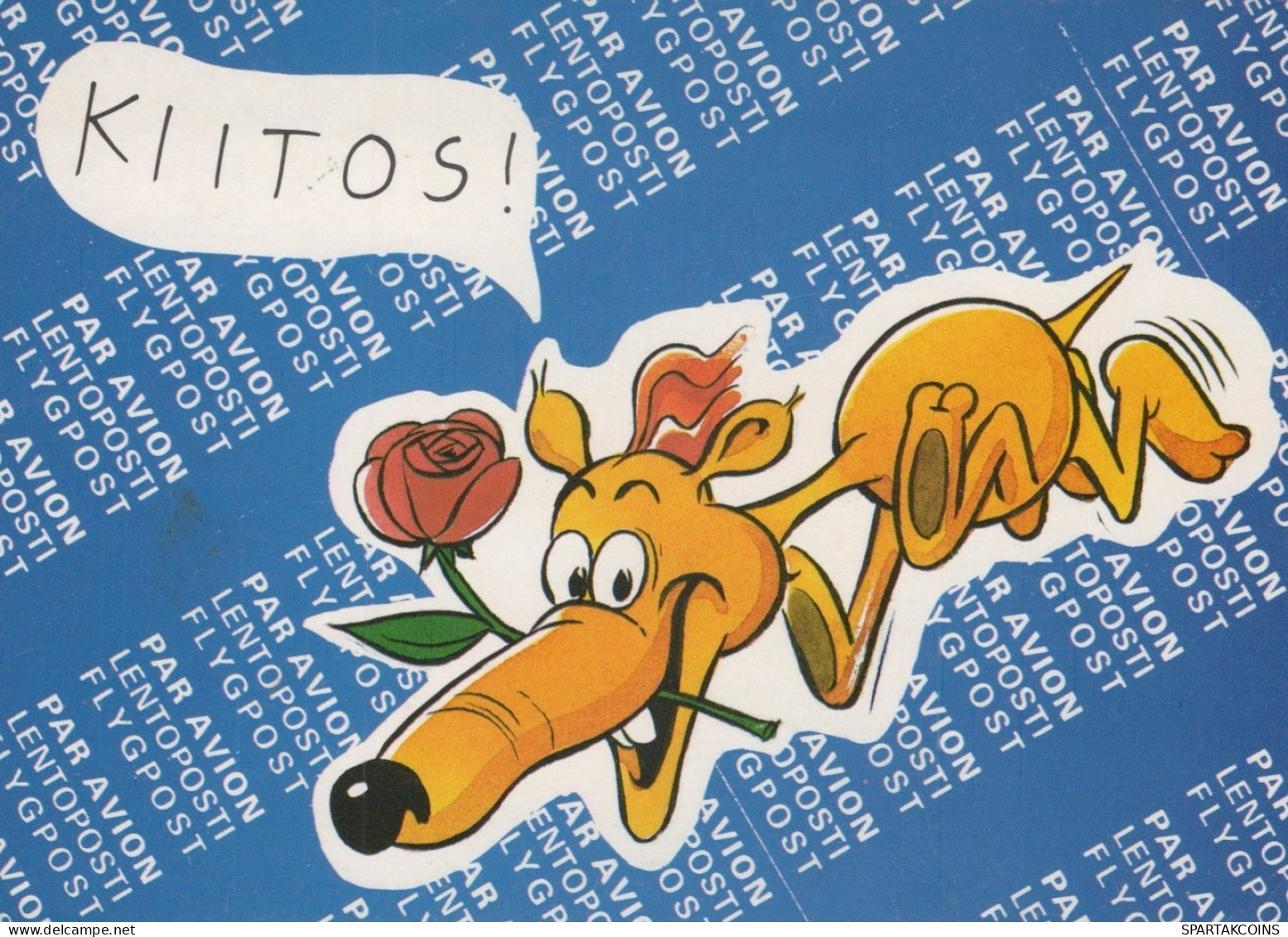 PERRO Animales Vintage Tarjeta Postal CPSM #PAN708.A - Chiens