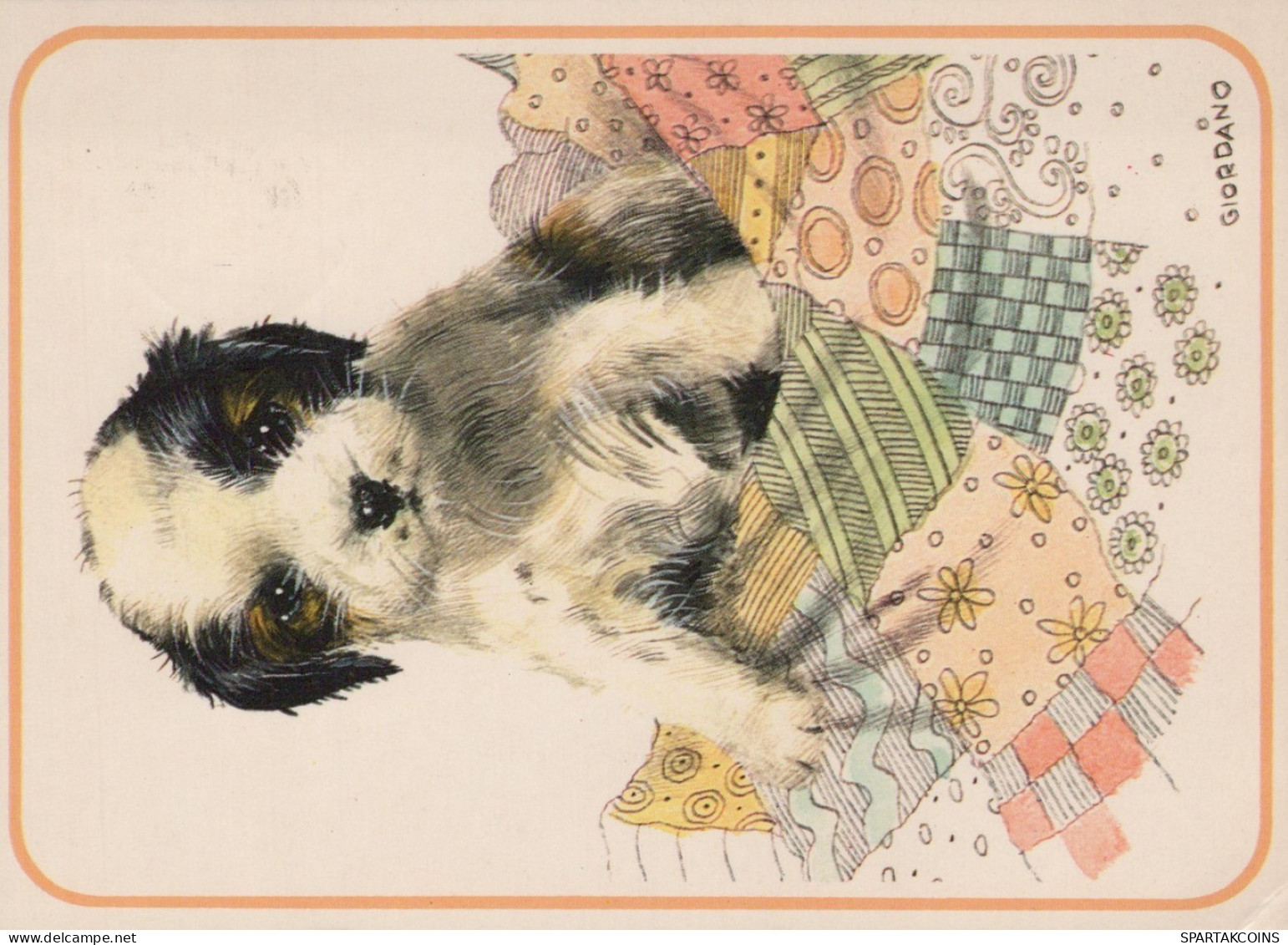 CHIEN Animaux Vintage Carte Postale CPSM #PAN550.A - Chiens