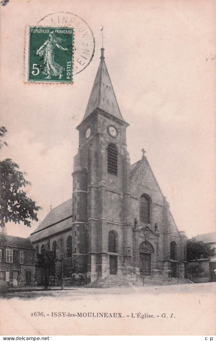 Issy Les Moulineaux -  L'Eglise  -  CPA °J - Issy Les Moulineaux