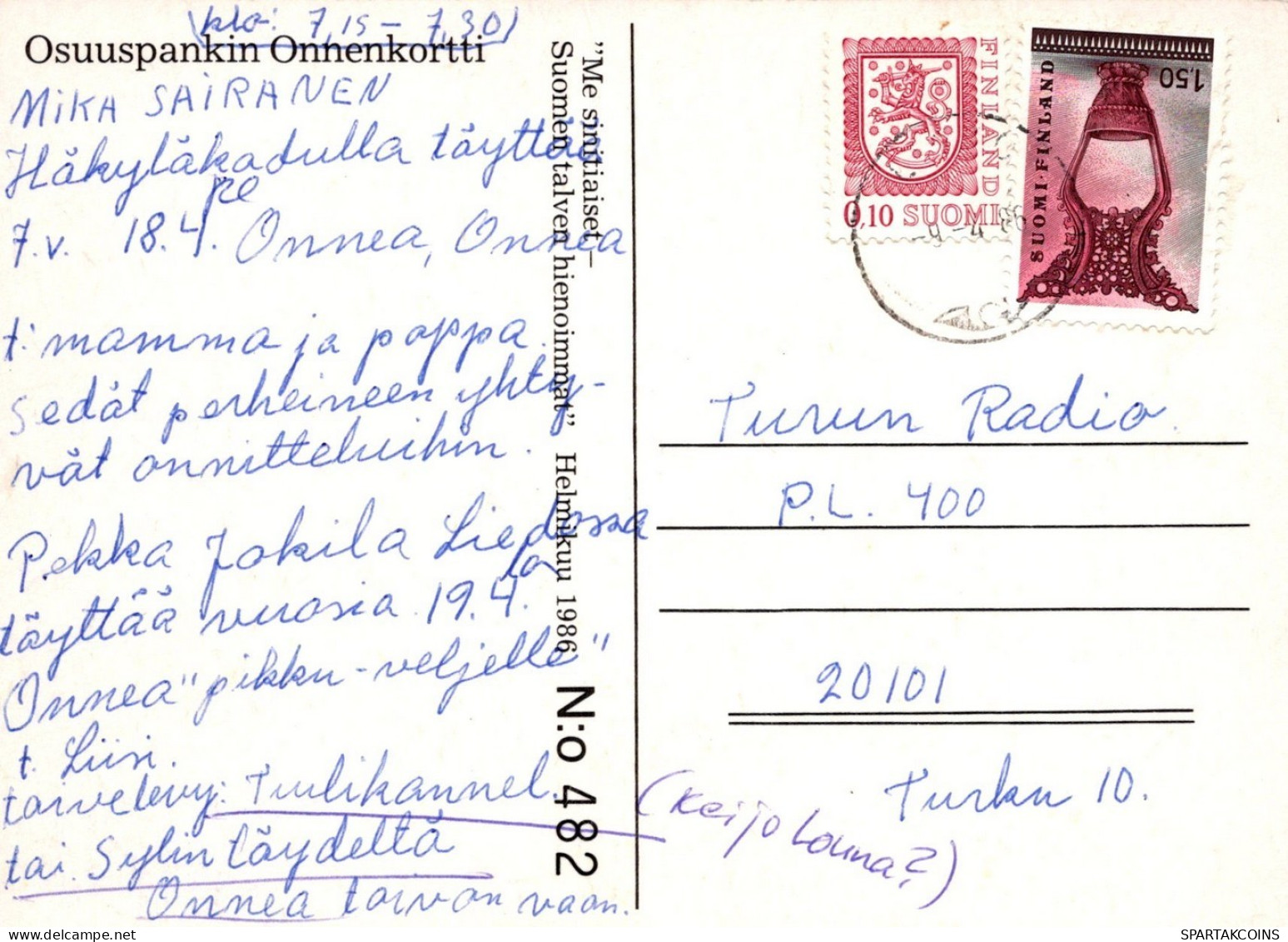 OISEAU Animaux Vintage Carte Postale CPSM #PAM929.A - Birds
