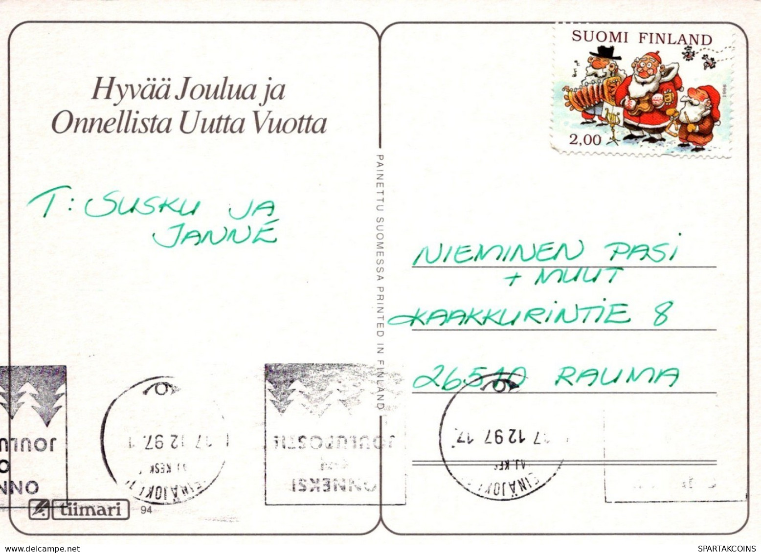OISEAU Animaux Vintage Carte Postale CPSM #PAM849.A - Birds