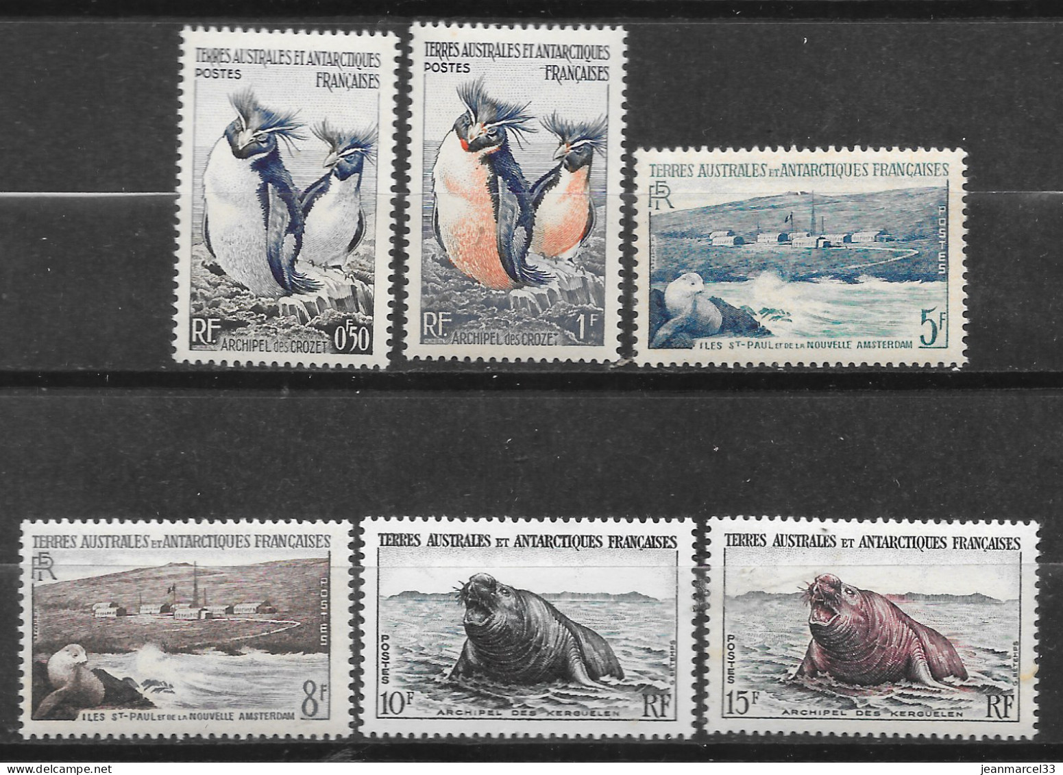 TAAF Série N° 2 à 7 Neufs Sans Charnière Au 1/4 De La Cote - Unused Stamps