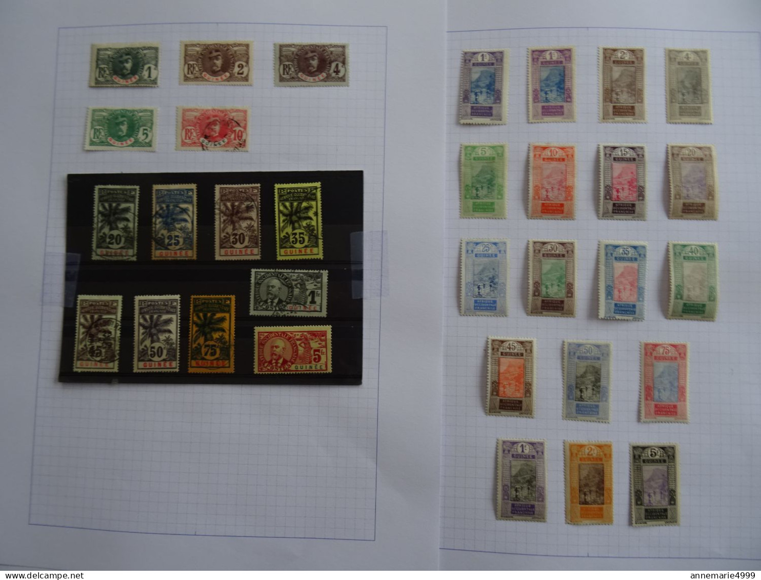 FRANCE Colonies GUINEE Collection Très Avancée Cote 1290 € - Blocs Souvenir