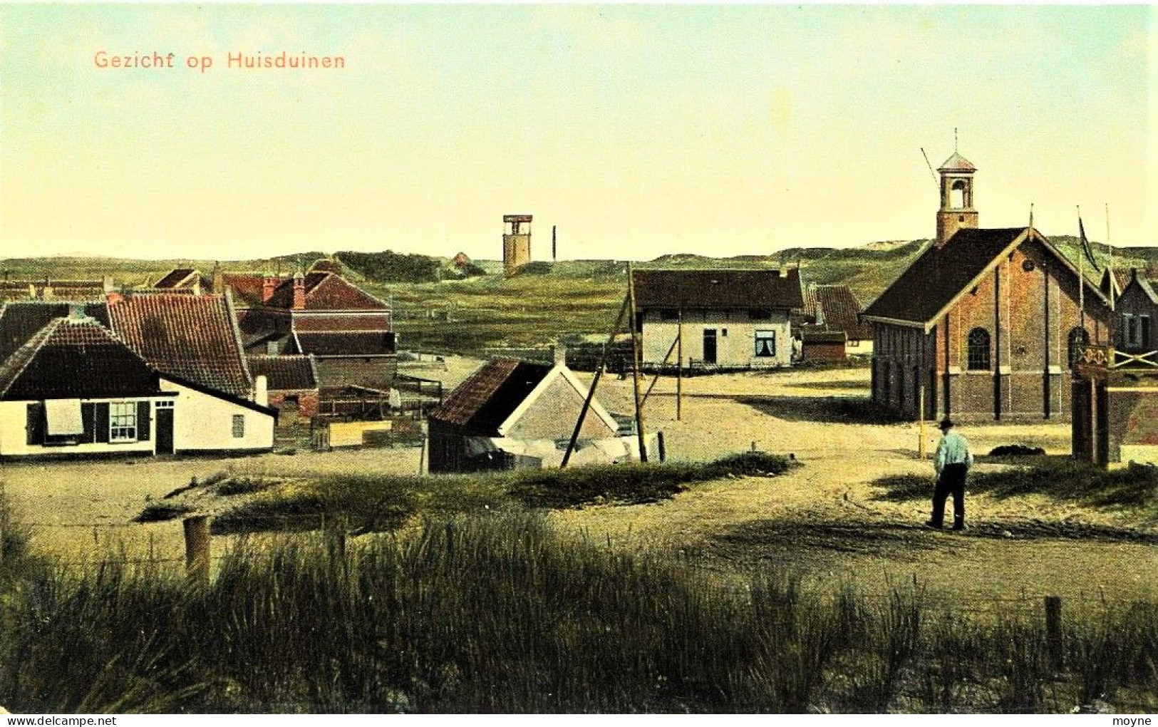 1879 - Pays Bas -   GEZICHT OP HUISDUINEN        Non Voyagée - Den Helder