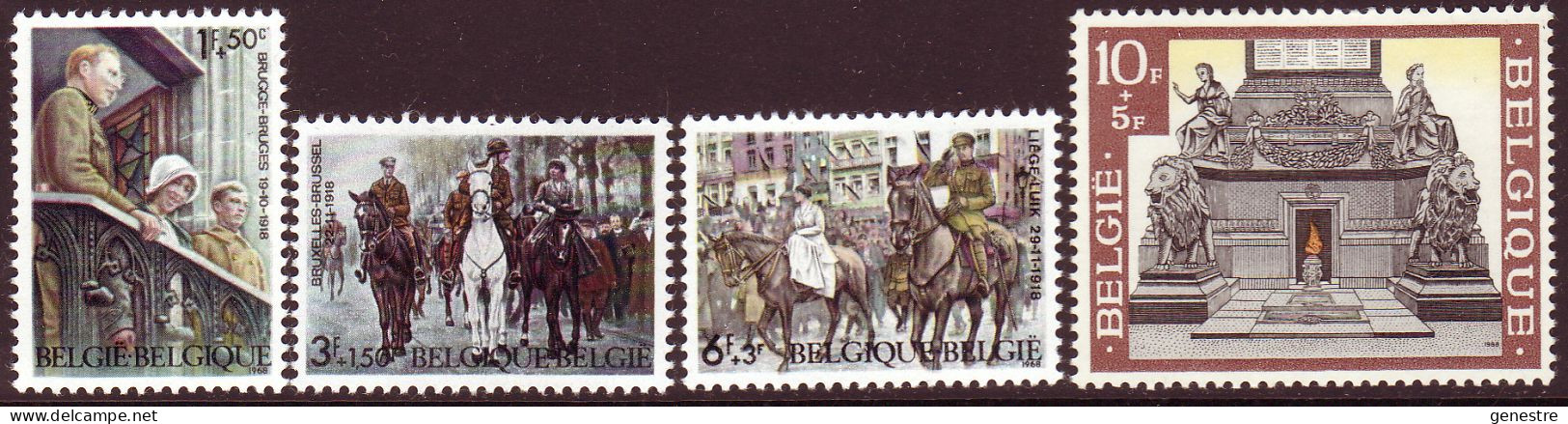 Belgique - 1968 - COB 1474 à 1477 ** (MNH) - Unused Stamps