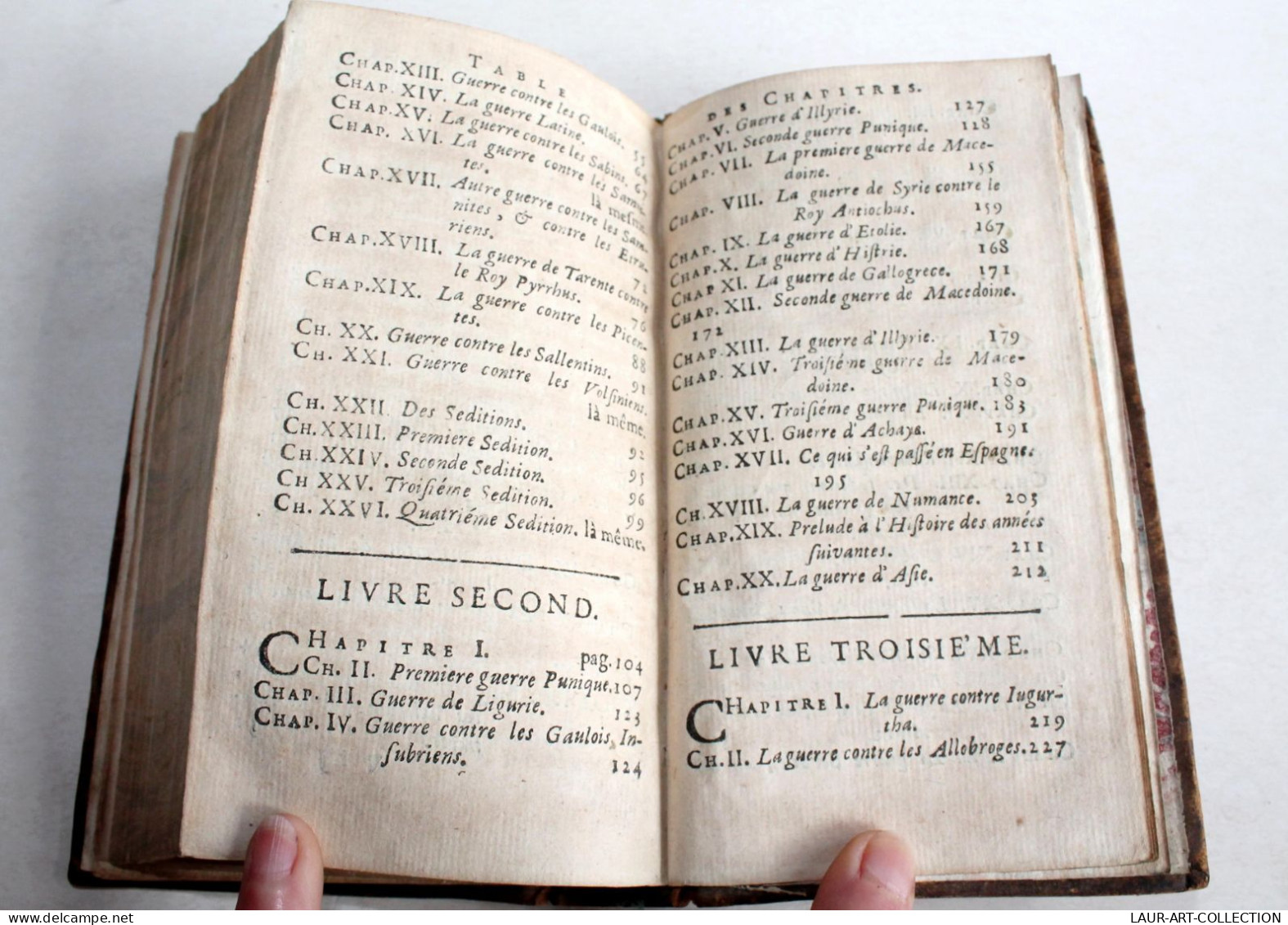 EPITOME DE L'HISTOIRE ROMAINE EN QUATRE LIVRES Par LUCIUS ANN. FLORUS 1687 MOLIN / ANCIEN LIVRE DU XVIIe SIECLE (2204.7) - Tot De 18de Eeuw