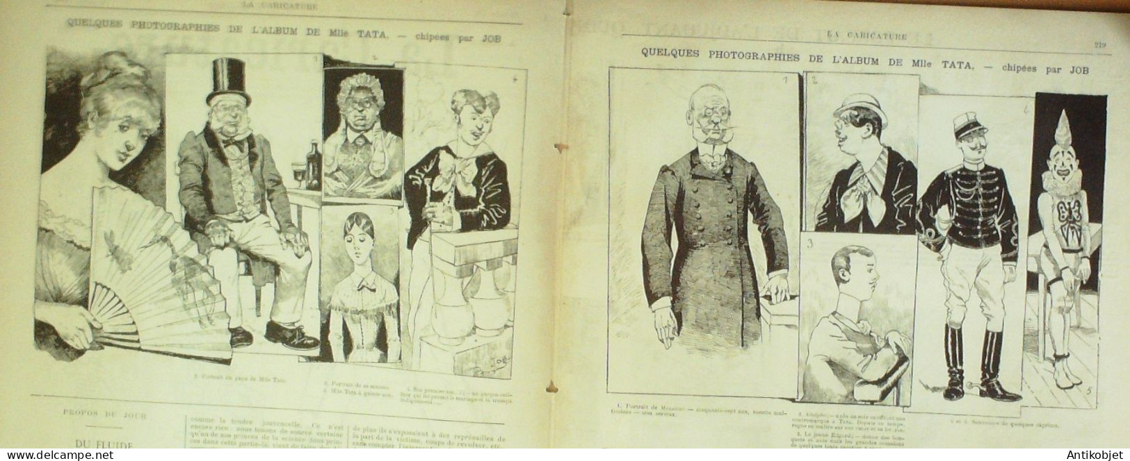 La Caricature 1884 N°236 Forfait De L'adjudant Quintésixte Draner Album De Tata Job Gino - Tijdschriften - Voor 1900