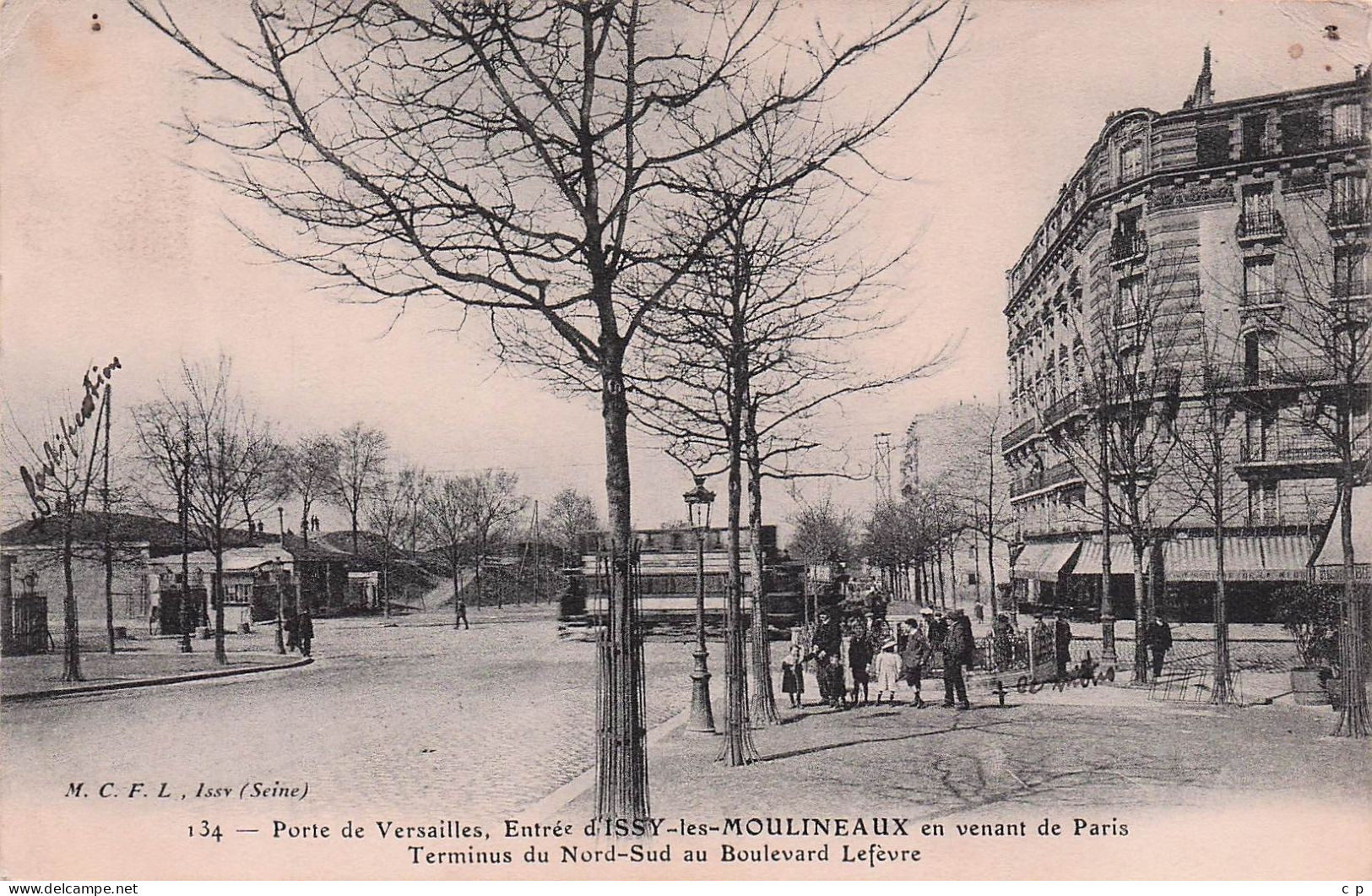 Issy Les Moulineaux -  Porte De Versailles - Entree - Terminus Nord Sud Au Boulevard Lefebvre -  CPA °J - Issy Les Moulineaux