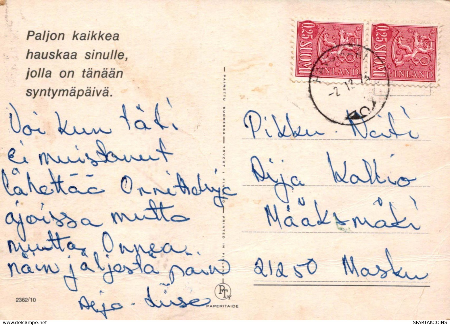 OISEAU Animaux Vintage Carte Postale CPSM #PBR602.A - Pájaros