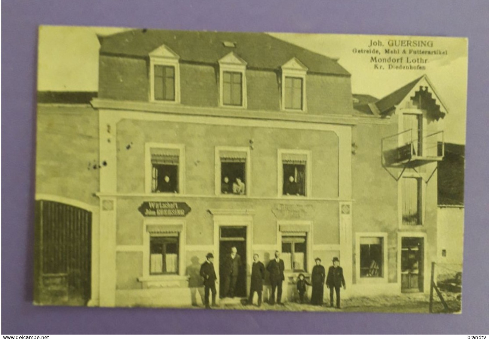 57 MONDORFF  JOH.GUERSING  RESTAURATION    Carte Rare !!!!! - Autres & Non Classés