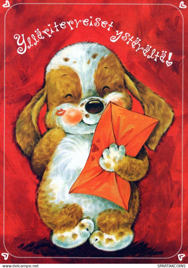 CANE Animale Vintage Cartolina CPSM #PBQ445.A - Chiens