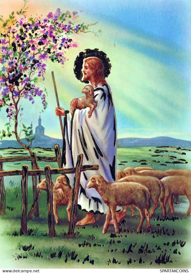 JESUS CHRIST Christianity Religion Vintage Postcard CPSM #PBP767.A - Gesù