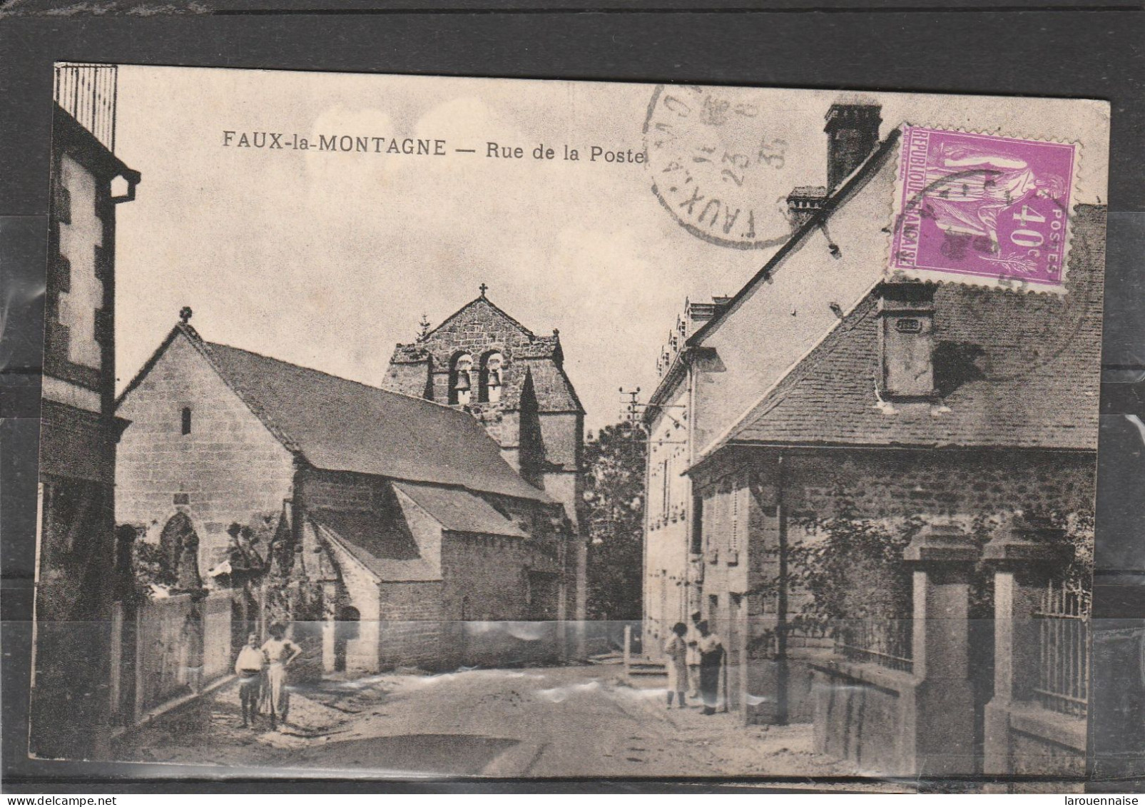 23 - FAUX LA MONTAGNE - Rue De La Poste - Autres & Non Classés