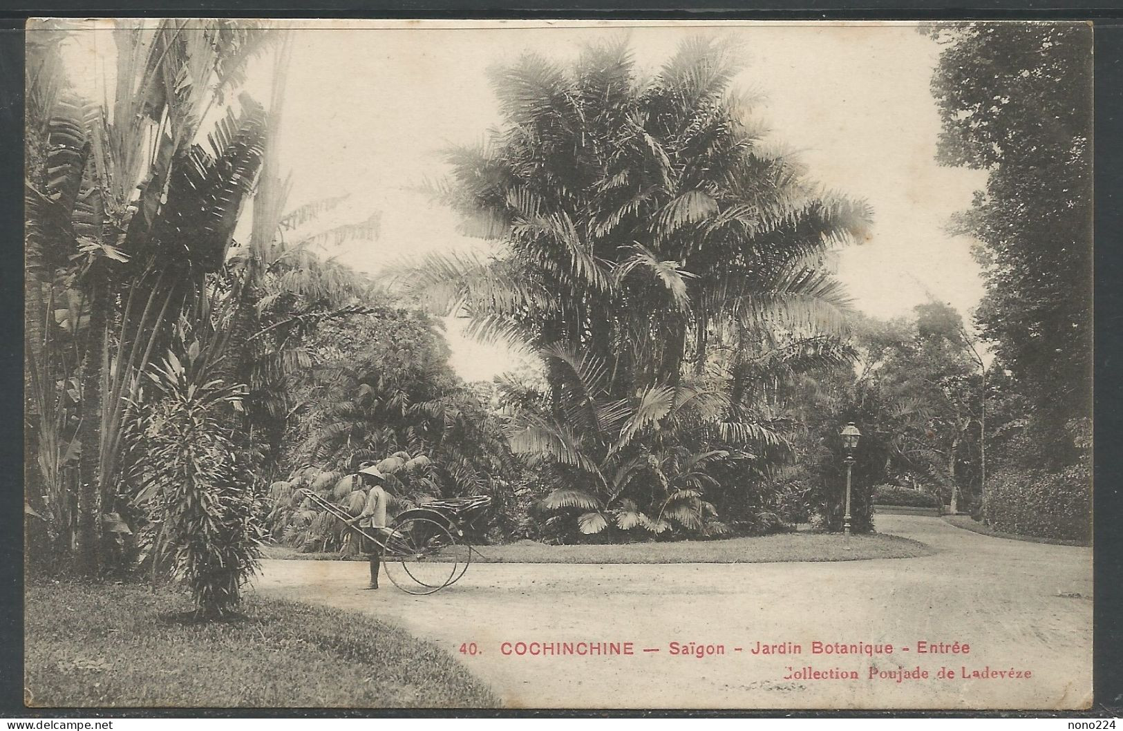 Carte P De 1921!! ( Cochinchine / Sägon / Jardin Botanique ) - Vietnam