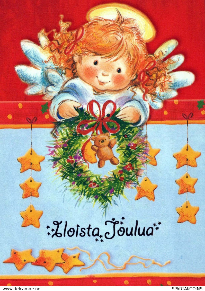 ANGELO Natale Vintage Cartolina CPSM #PBP409.A - Engel