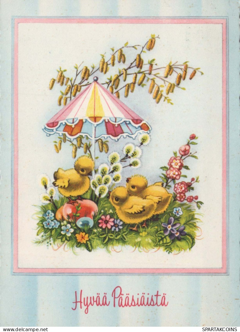 PÂQUES ŒUF Vintage Carte Postale CPSM #PBO214.A - Ostern