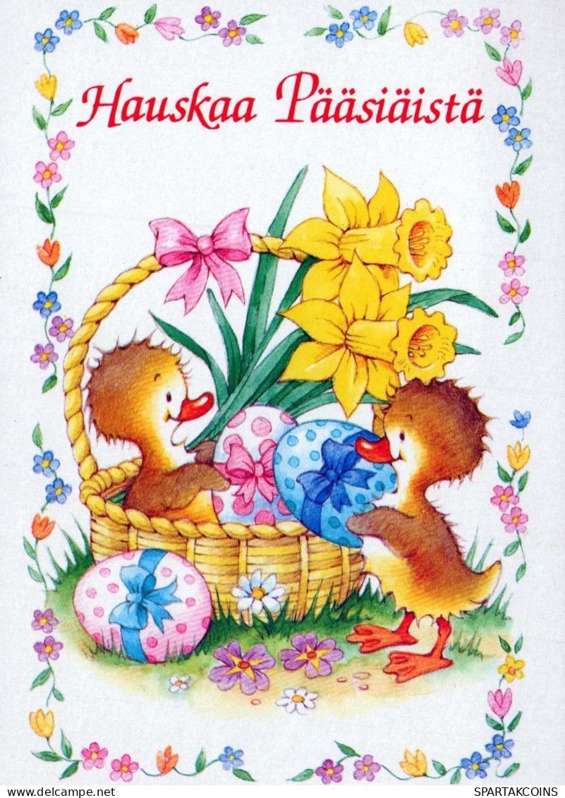 PASCUA HUEVO Vintage Tarjeta Postal CPSM #PBO222.A - Ostern