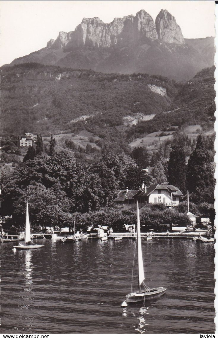 74 TALLOIRES - Le Lac D'Annecy - Dans Le Fond, Les Dents De Lanfon - Talloires