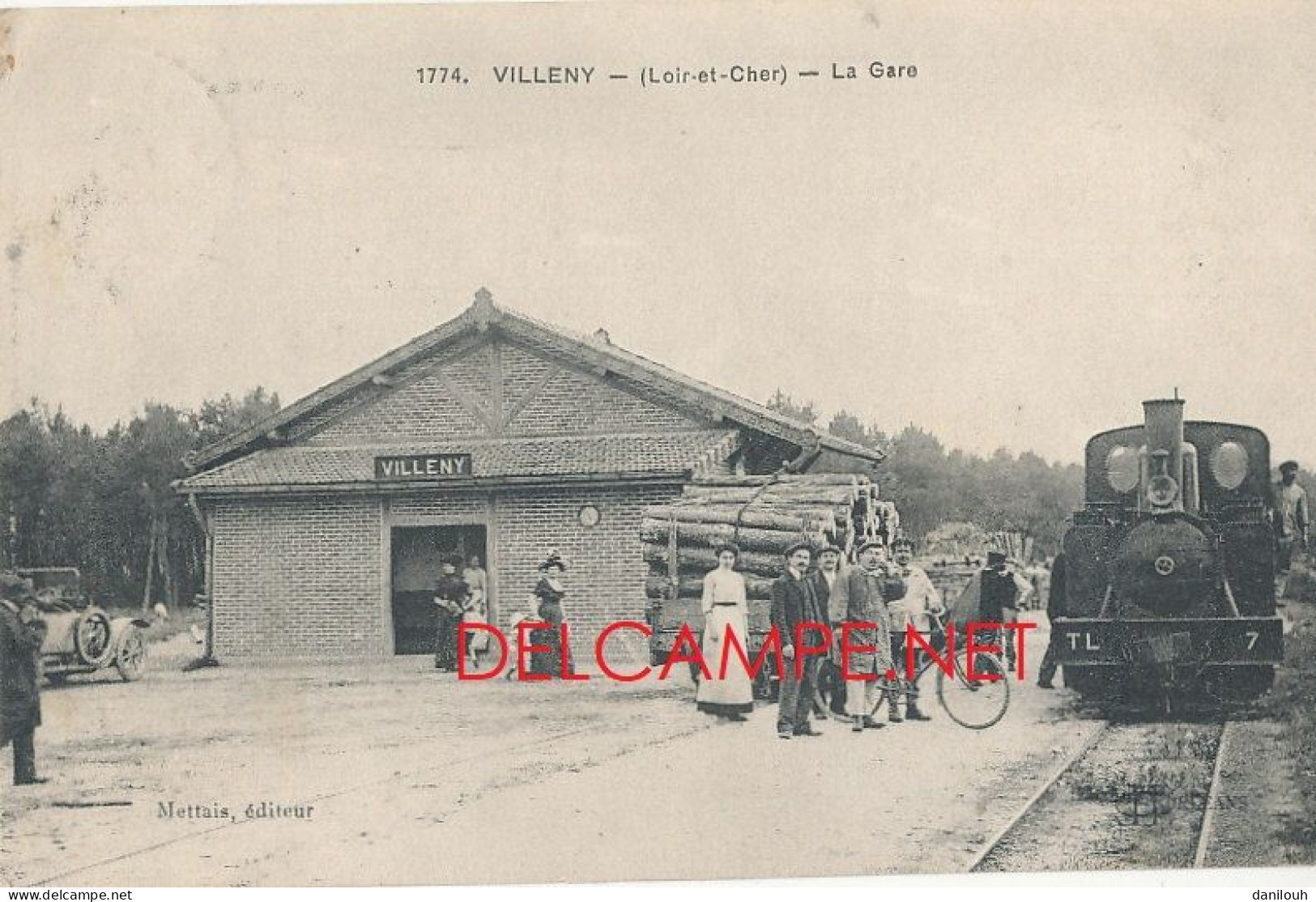 41 // VELLENY   La Gare 1774   Edit Mettais - Otros & Sin Clasificación