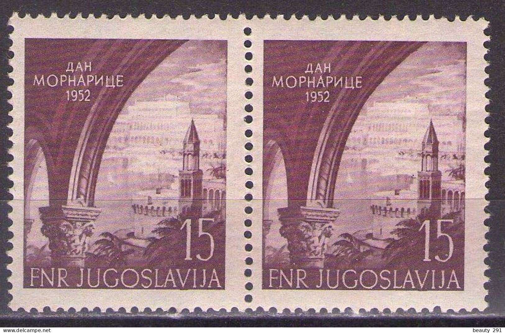 Yugoslavia 1952 - Navy Day - Mi 704 - MNH**VF - Unused Stamps