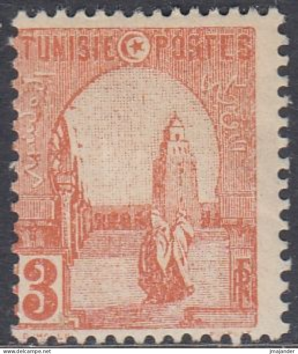 Tunisia 1918 - Definitive Stamp: Mosque Of Kairouan - Mi 31 * MH [1865] - Ongebruikt