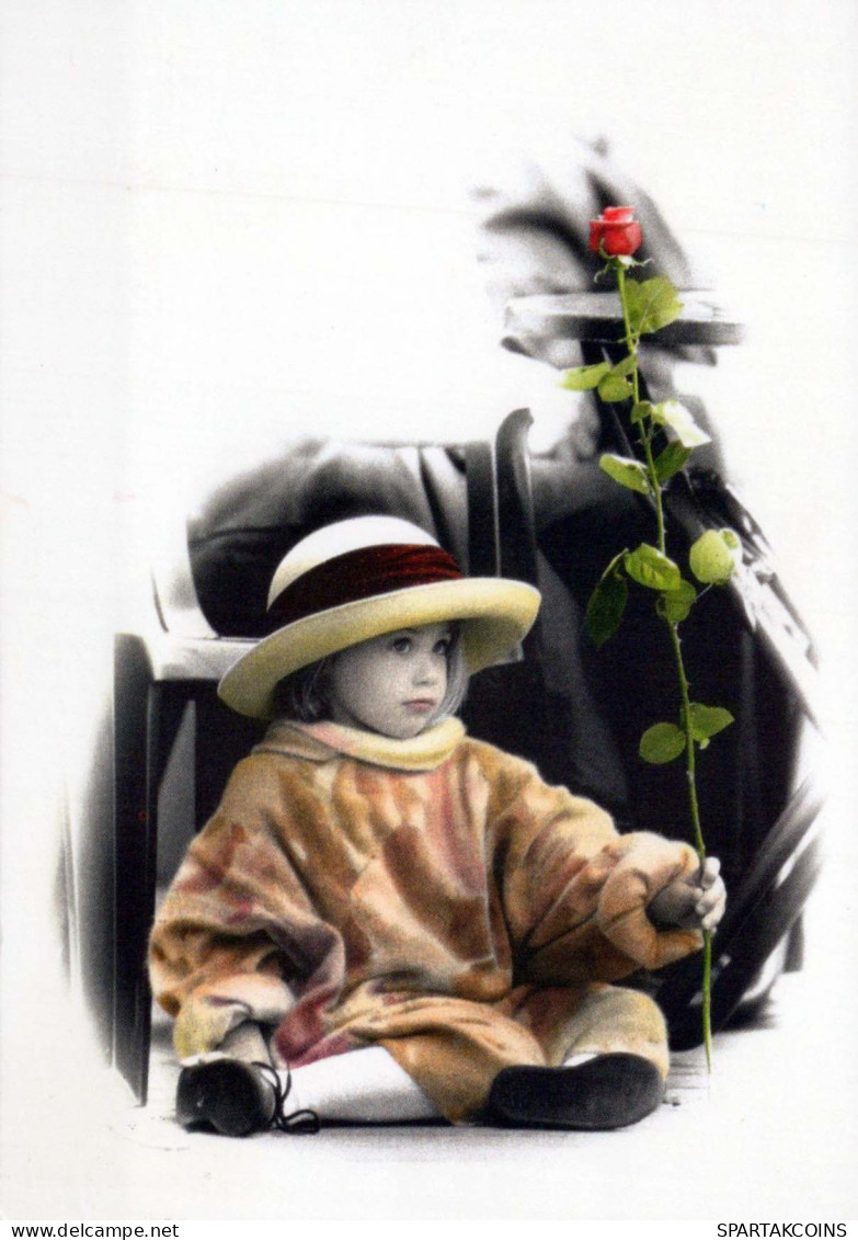 BAMBINO Ritratto Vintage Cartolina CPSM #PBU699.A - Portretten