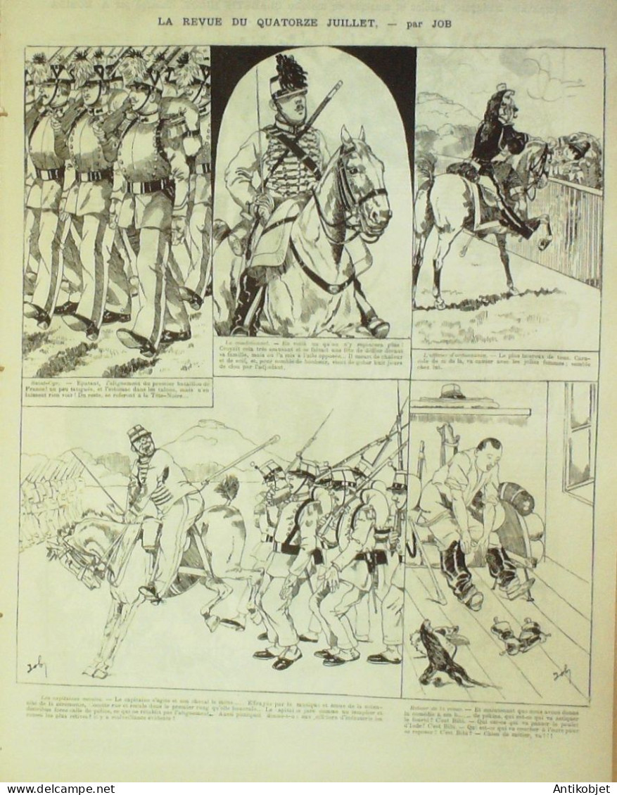 La Caricature 1884 N°238 Revue Du 14 Juillet Job Sorel Prince Zilah Robida Trock - Tijdschriften - Voor 1900